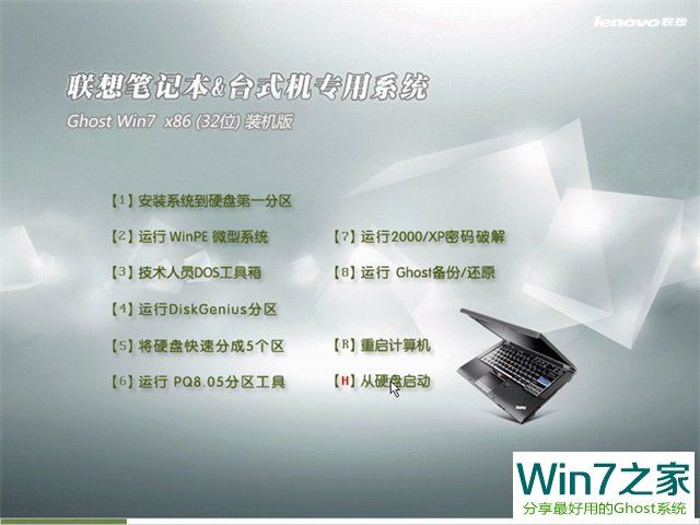 ʼǱϵͳ Win7x32λü콢 2018 ISO